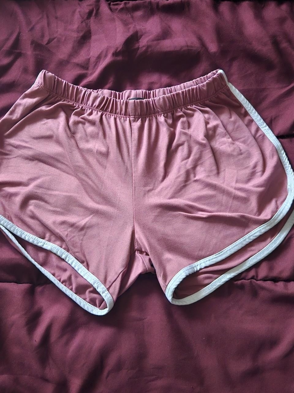 Dusty Rose Pink Athletic Lounge Shorts